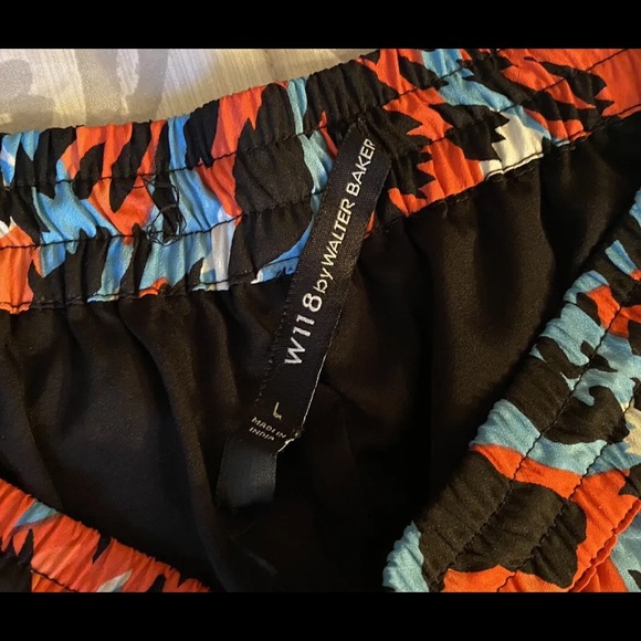 Floral Geo Print Summer Dress Shorts with Pockets Large W118 by Walter Baker - Picture 6 of 9